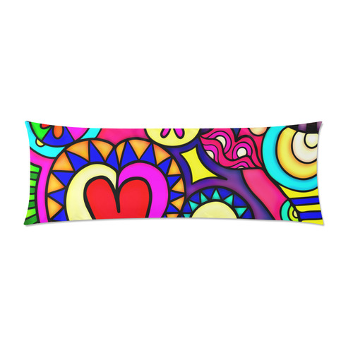 Looking for Love Custom Zippered Pillow Case 21"x60"(Two Sides)