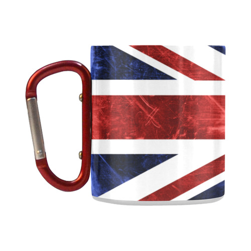 Grunge Union Jack Flag Classic Insulated Mug(10.3OZ)