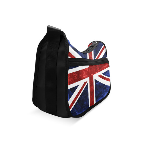 Grunge Union Jack Flag Crossbody Bags (Model 1616)