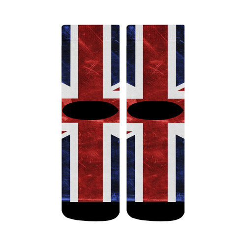 Grunge Union Jack Flag Crew Socks