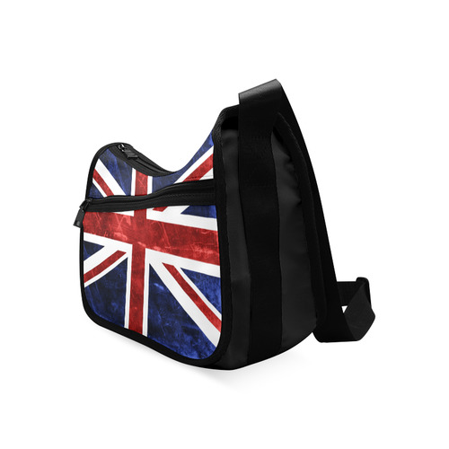 Grunge Union Jack Flag Crossbody Bags (Model 1616)