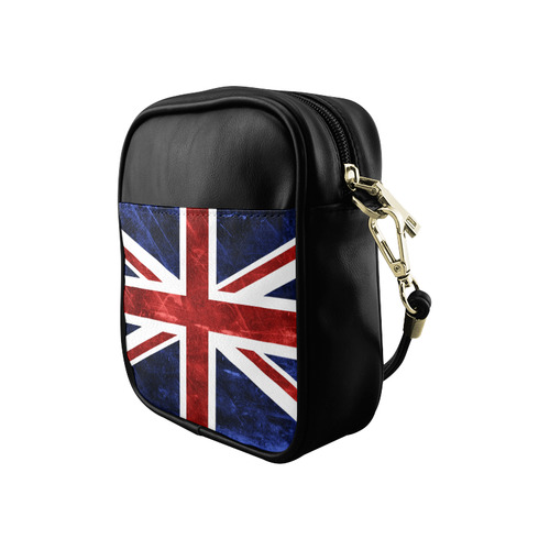Grunge Union Jack Flag Sling Bag (Model 1627)