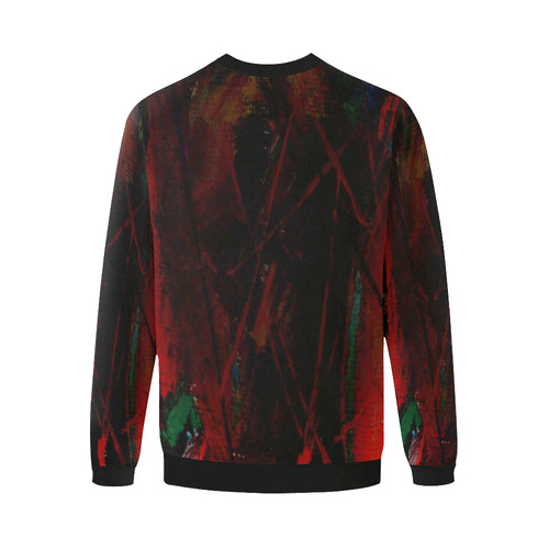 Jungle Animal by Artdream Men's Oversized Fleece Crew Sweatshirt/Large Size(Model H18)