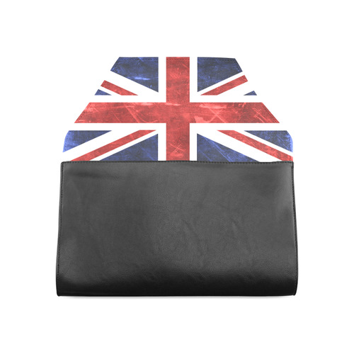 Grunge Union Jack Flag Clutch Bag (Model 1630)