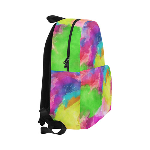 Vibrant Watercolor Ink Blend Unisex Classic Backpack (Model 1673)