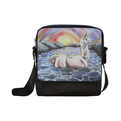 Llama Ness Monster Crossbody Nylon Bags (Model 1633)