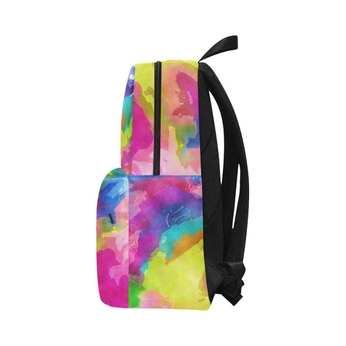 Vibrant Watercolor Ink Blend Unisex Classic Backpack (Model 1673)