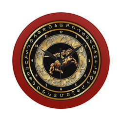 David of Sassoun Circular Plastic Wall clock