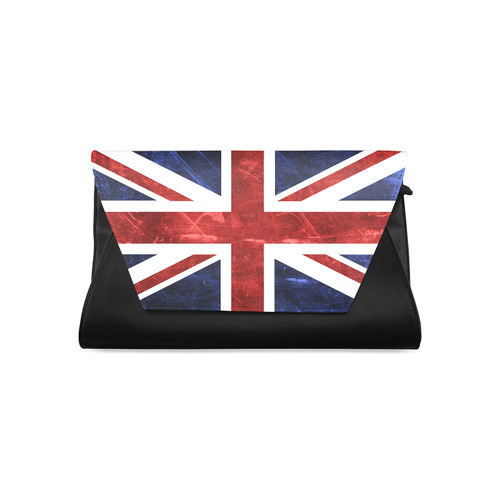 Grunge Union Jack Flag Clutch Bag (Model 1630)