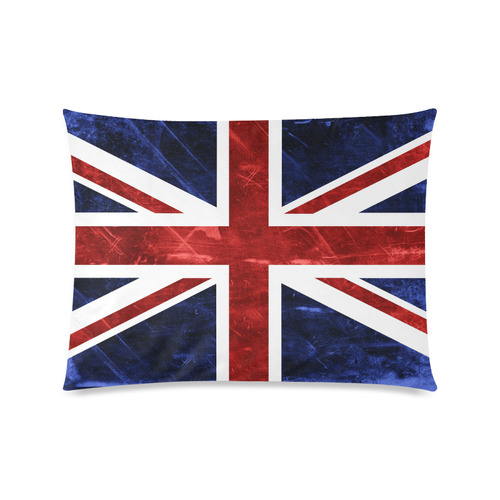 Grunge Union Jack Flag Custom Picture Pillow Case 20"x26" (one side)
