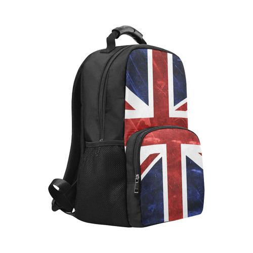 Grunge Union Jack Flag Unisex Laptop Backpack (Model 1663)