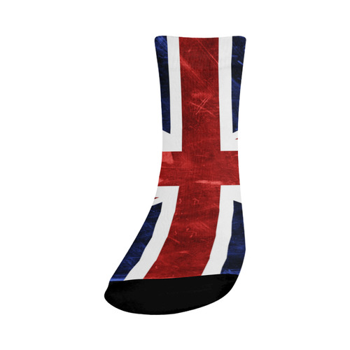 Grunge Union Jack Flag Crew Socks