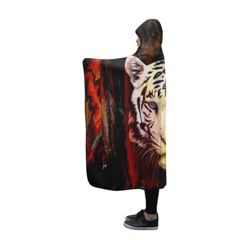Jungle Animal by Artdream Hooded Blanket 60''x50''