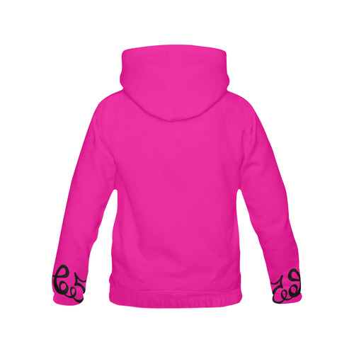 365_PINK HOODIE All Over Print Hoodie for Men/Large Size (USA Size) (Model H13)