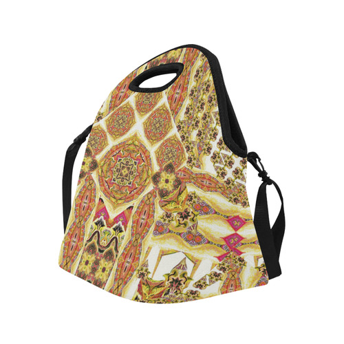 mandala spirit fire Neoprene Lunch Bag/Large (Model 1669)