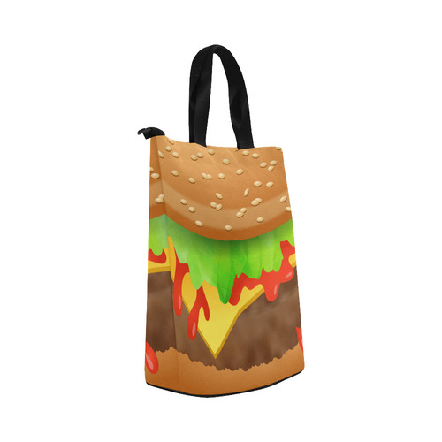 Close Encounters of the Cheeseburger Nylon Lunch Tote Bag (Model 1670)