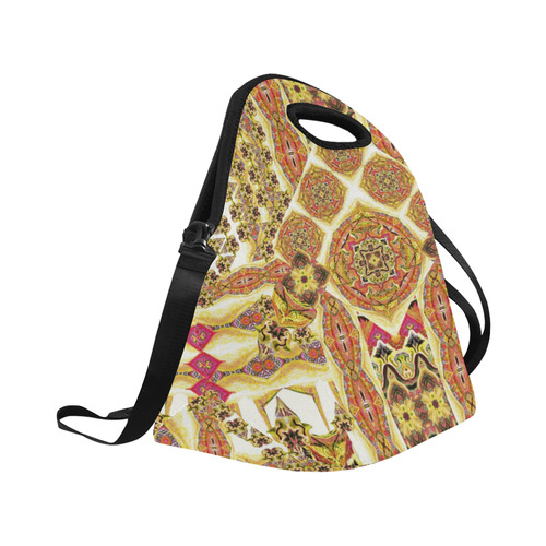 mandala spirit fire Neoprene Lunch Bag/Large (Model 1669)