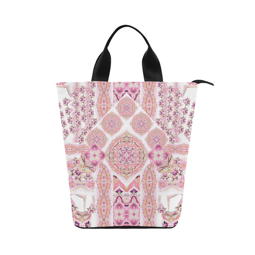 mandala spirit pink pastel Nylon Lunch Tote Bag (Model 1670)