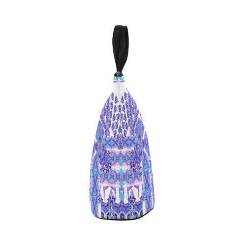 mandala spirit blue purple Nylon Lunch Tote Bag (Model 1670)