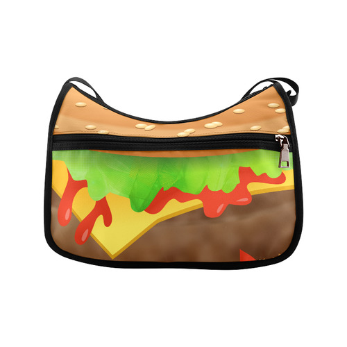 Close Encounters of the Cheeseburger Crossbody Bags (Model 1616)