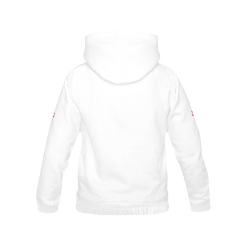 365 WHITE HOODIE All Over Print Hoodie for Men/Large Size (USA Size) (Model H13)