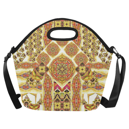 mandala spirit fire Neoprene Lunch Bag/Large (Model 1669)