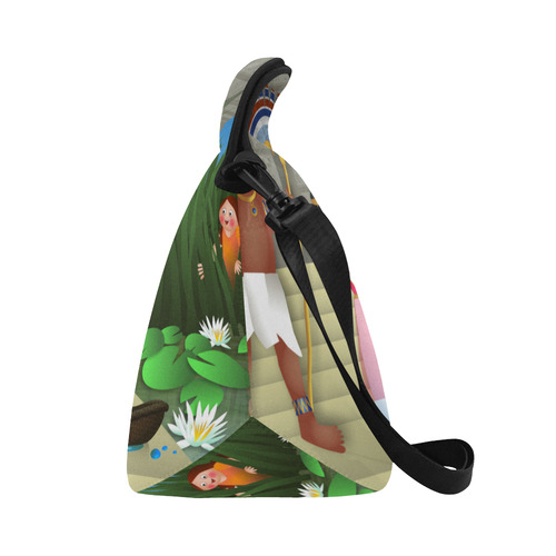 Baby Moses & the Egyptian Princess Neoprene Lunch Bag/Large (Model 1669)