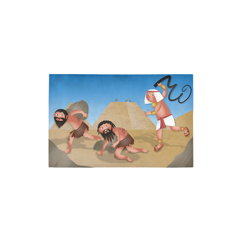 Jewish Slaves in Egypt Area Rug 2'7"x 1'8‘’