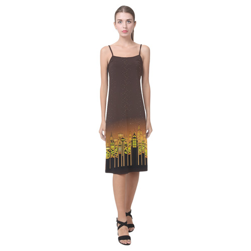 Night In The City Alcestis Slip Dress (Model D05)