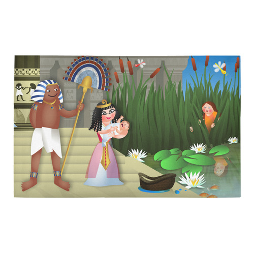 Baby Moses & the Egyptian Princess Bath Rug 20''x 32''