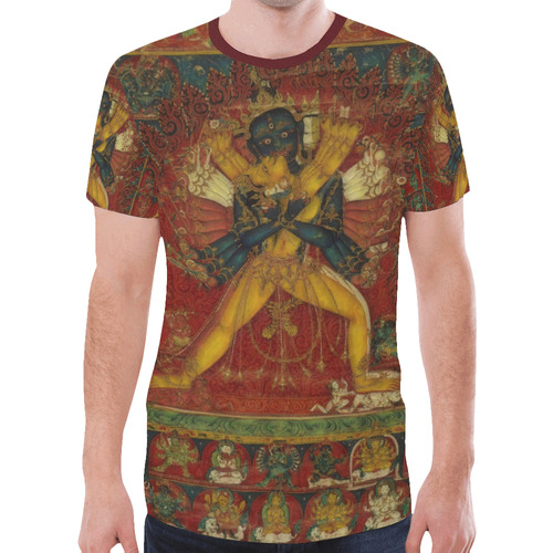 Buddhist Deity Kalachakra New All Over Print T-shirt for Men (Model T45)