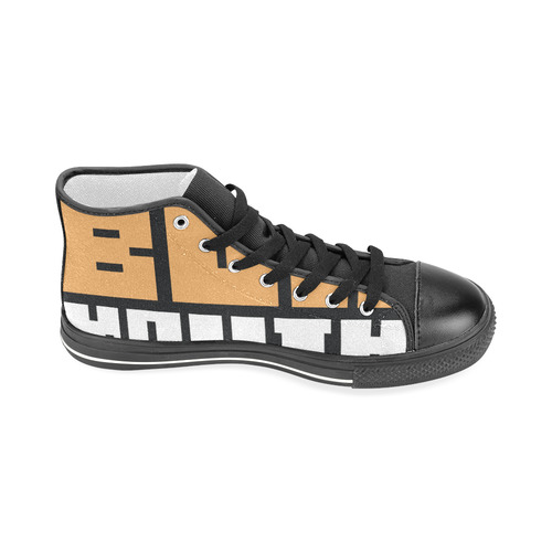 Boxmouth Coffee Men’s Classic High Top Canvas Shoes (Model 017)