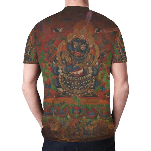 Tibetan Buddhism Mahakala New All Over Print T-shirt for Men (Model T45)