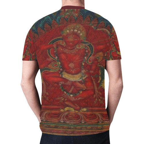 Kurukulla From Tibetan Buddhism New All Over Print T-shirt for Men (Model T45)