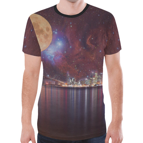 Strange Skies New All Over Print T-shirt for Men (Model T45)