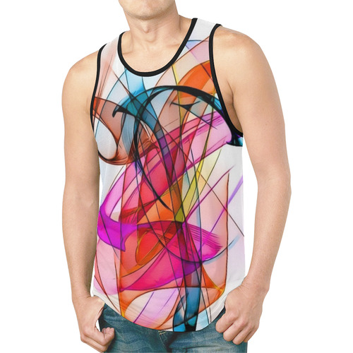 Summer Popart by Nico Bielow New All Over Print Tank Top for Men (Model T46)