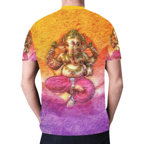 Ganesh, Son Of Shiva And Parvati New All Over Print T-shirt for Men (Model T45)