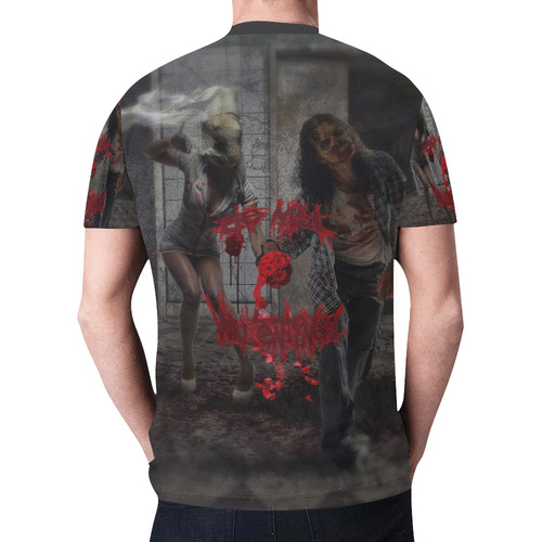Valentines Day Zombie Couple New All Over Print T-shirt for Men (Model T45)