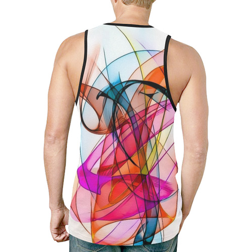 Summer Popart by Nico Bielow New All Over Print Tank Top for Men (Model T46)