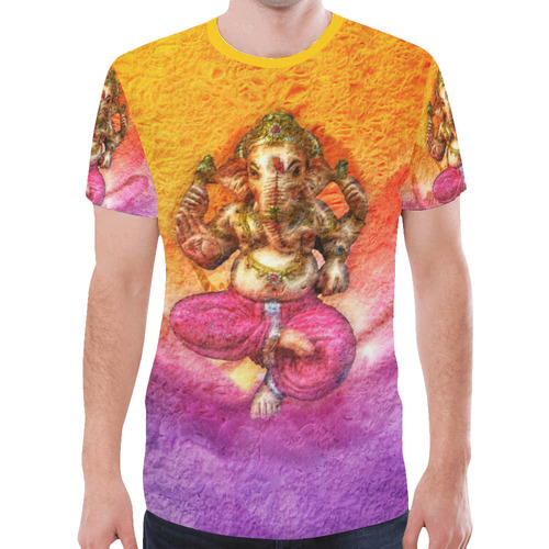 Ganesh, Son Of Shiva And Parvati New All Over Print T-shirt for Men (Model T45)