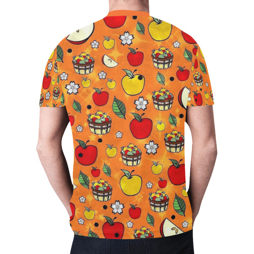Apple Popart by Nico Bielow New All Over Print T-shirt for Men (Model T45)