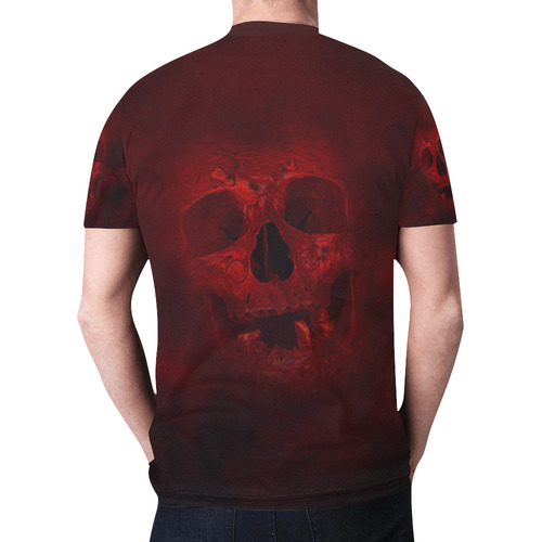 Red Skull New All Over Print T-shirt for Men (Model T45)