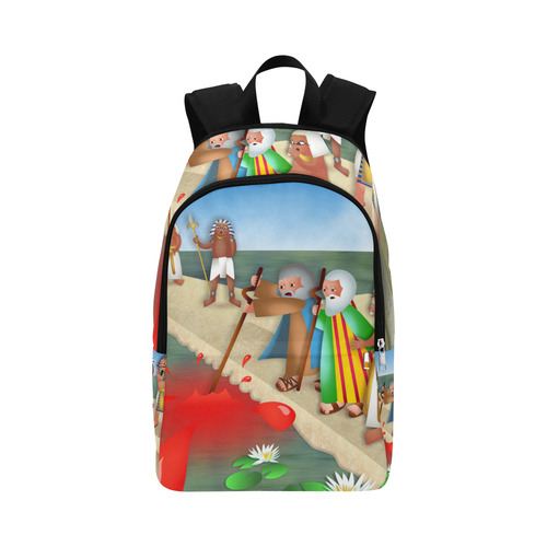 Passover & The Plague of Blood Fabric Backpack for Adult (Model 1659)