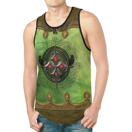 Wonderful gothic design with skull New All Over Print Tank Top for Men (Model T46)