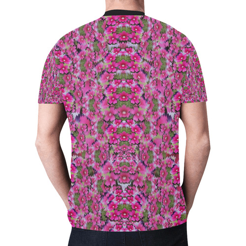 fantasy magnolia tree in a fantasy landscape New All Over Print T-shirt for Men (Model T45)