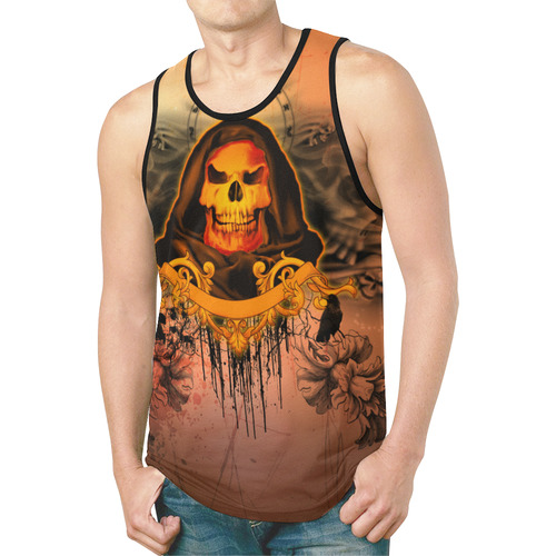 The skulls New All Over Print Tank Top for Men (Model T46)