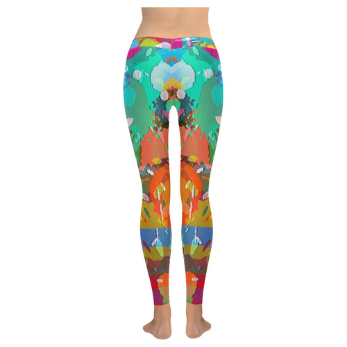 So Much Colors Women's Low Rise Leggings (Invisible Stitch) (Model L05)