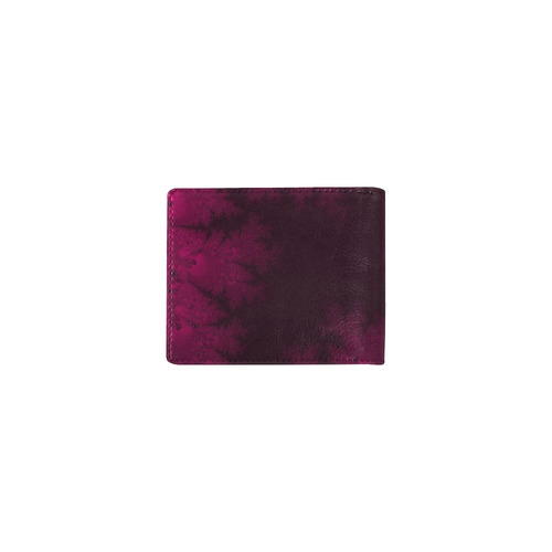 Frosty Fuchsia Fantasy Fractal Abstract Mini Bifold Wallet (Model 1674)