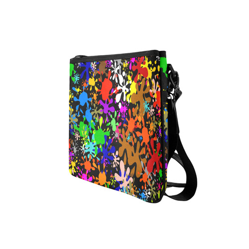 Paint Splats & Ink Blots Slim Clutch Bag (Model 1668)