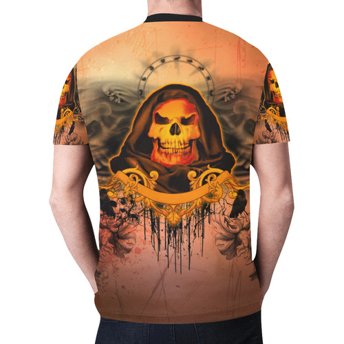 The skulls New All Over Print T-shirt for Men (Model T45)